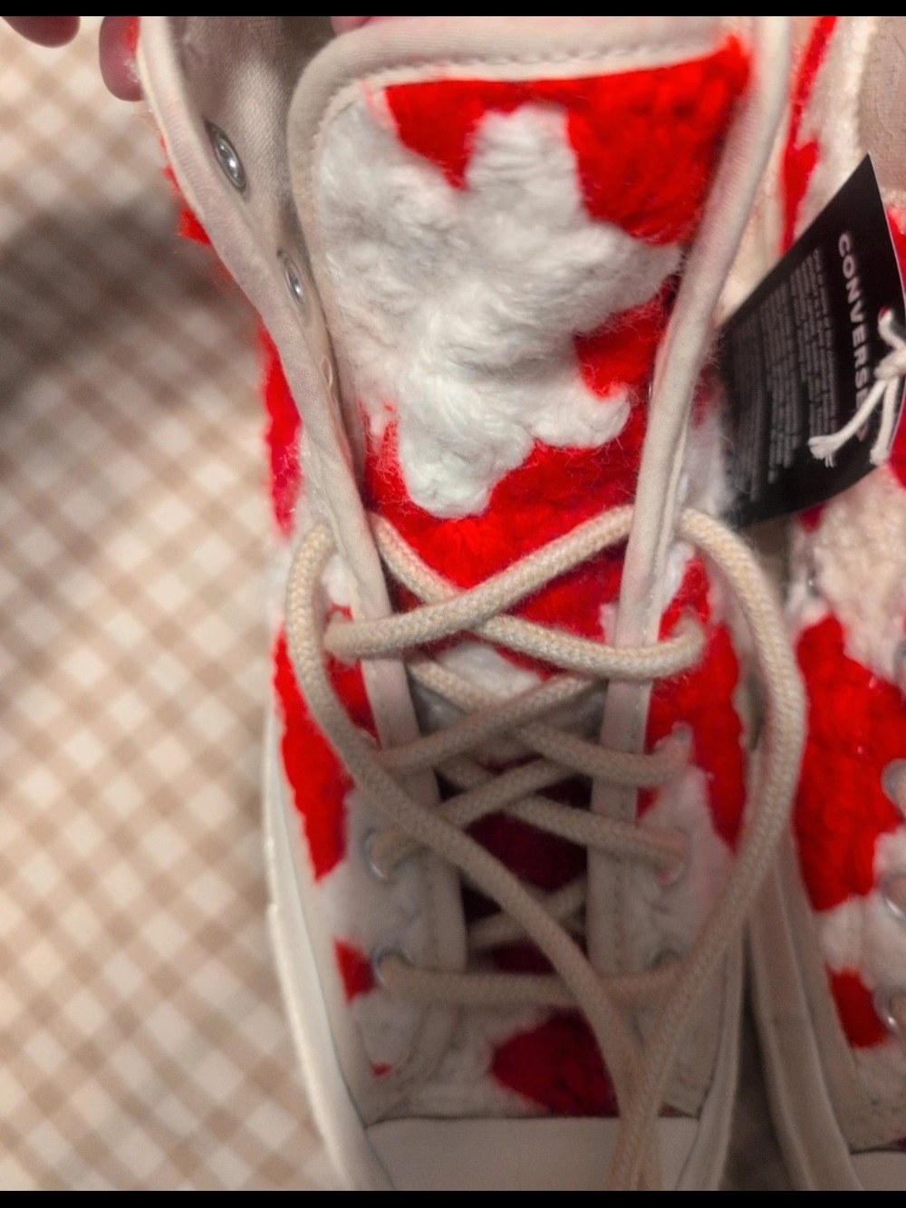 Converse Upcycled Crochet Chuck 70 Highs - Picture 3 of 7